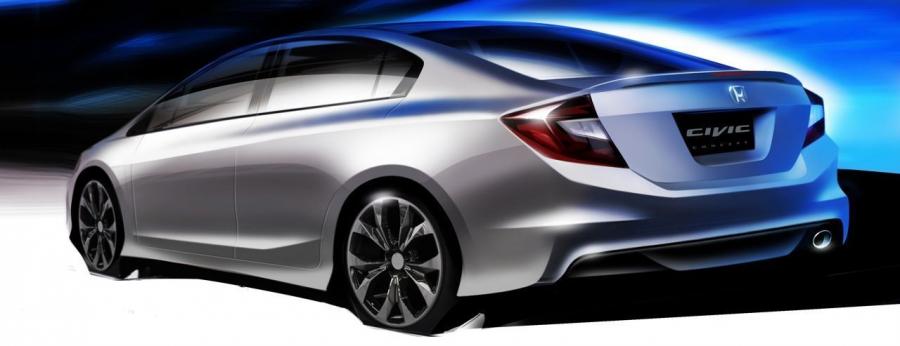  Honda Civic Sedan Concept 2011 года  (фото 2 из 2)